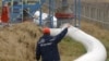 Russia -- Part of the Druzhba main oil pipeline going through Bryank Region, 16Jan2007
