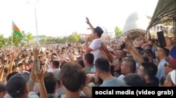 Протесты в Нукусе – столице Каракалпакстана. 3 июля 2022 года.