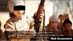 Казахские дети попали в Сирию вместе с родителями